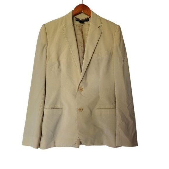 Ralph Lauren Black Label Wool Blazer Cream Mens Vi - Picture 12 of 12